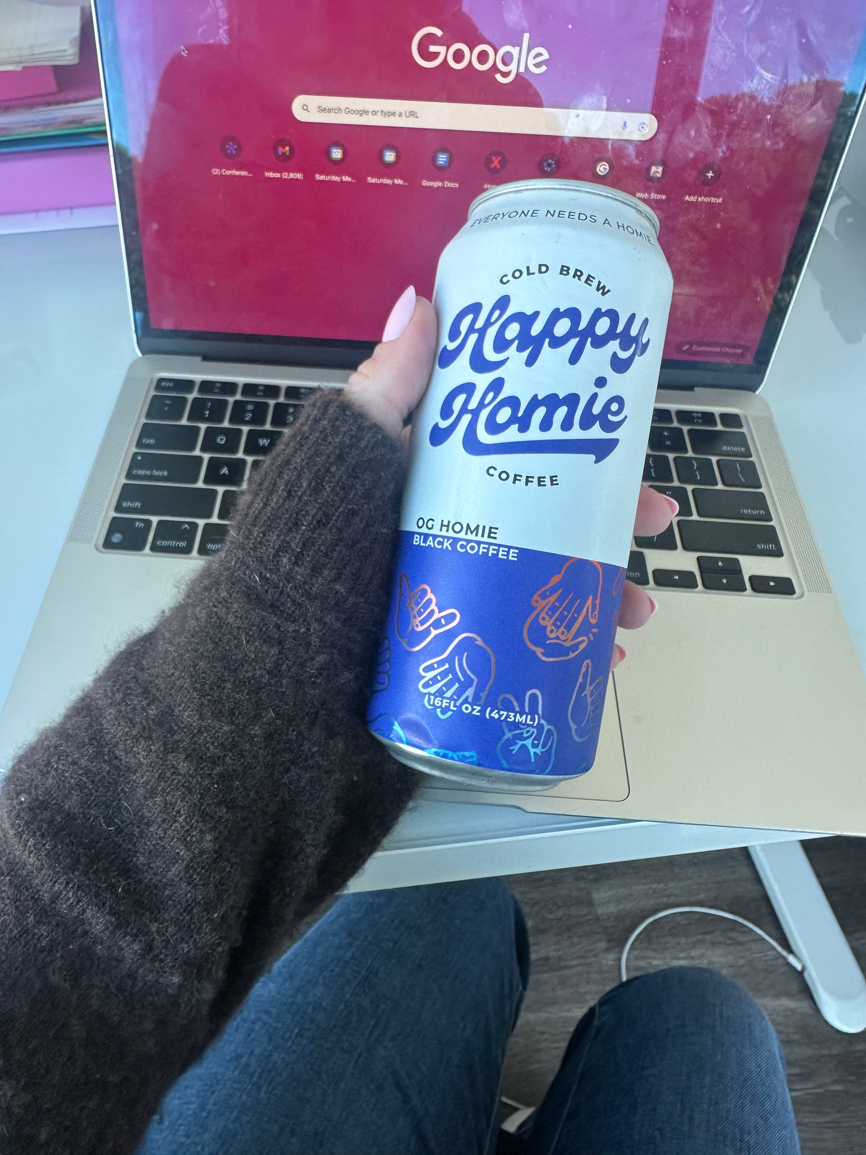 8 Pack - 16 oz Happy Homie Can