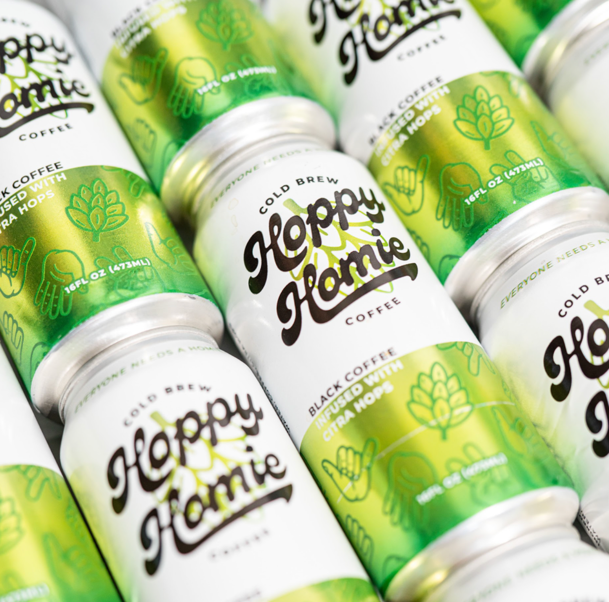 8 Pack - 16 oz Hoppy Homie Can