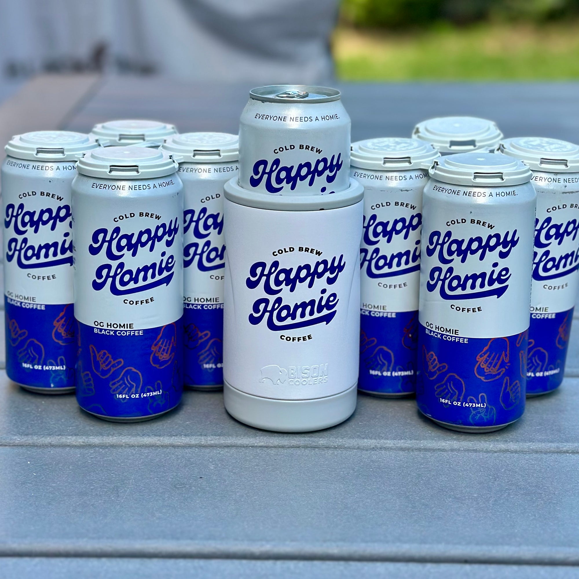 FREE BEVI + 8 Pack - 16oz Happy Homie OG Cans - Subscription Only