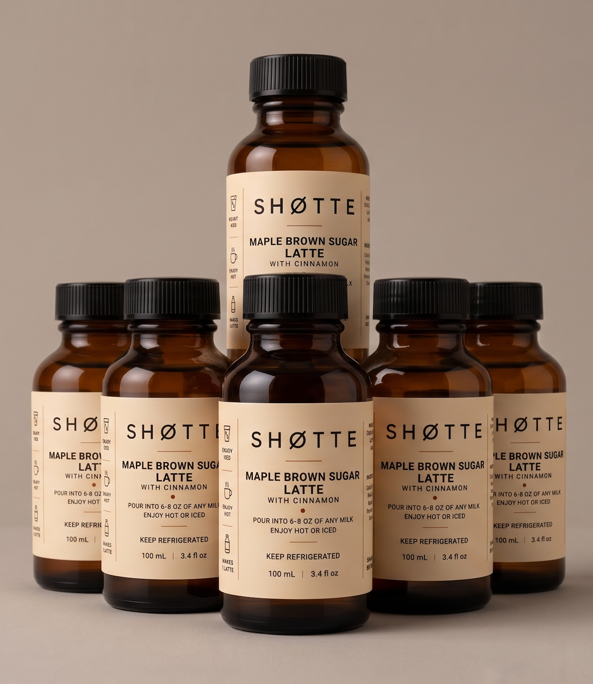 Shotte - Maple Brown Sugar - 6 Pack